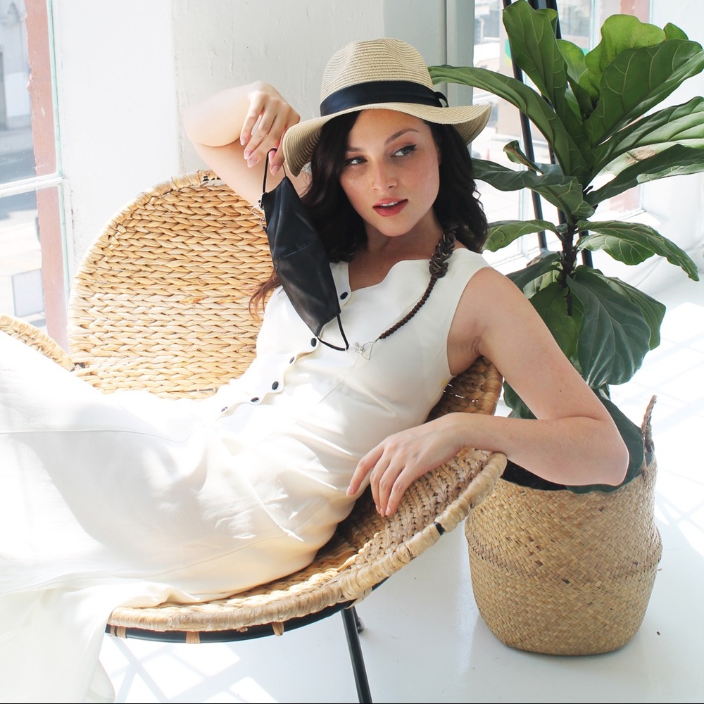 Vintage Pilgrim Chic White Dress